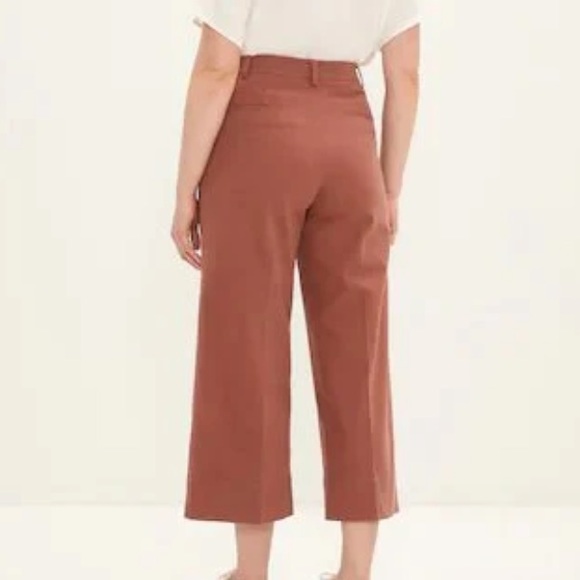 FRANK AND OAK Josephine Cropped Wide Leg Pant - Picture 2 of 7